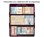 WhiteCoat Clipboard® Trifold - Wine Flight Medic Edition